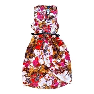 City Chic Sleevelss Print Dress